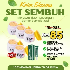 KRIM EKZEMA - SET SEMBUH (5 BOTOL)